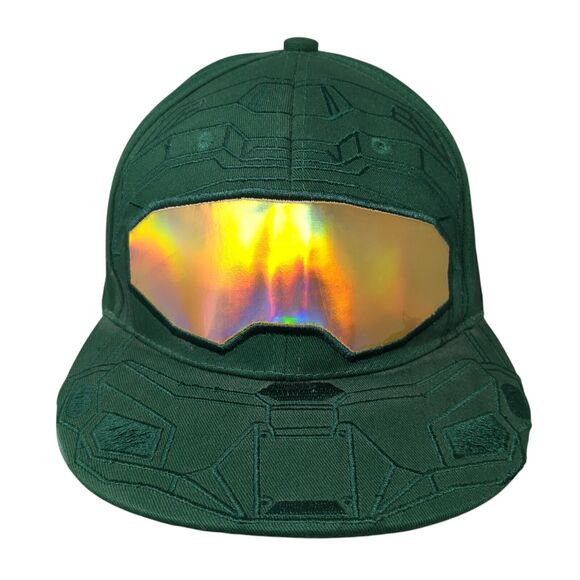 Halo Infinite Slideback Hat Green One Size Adjustable 6 Panel W/Tags - Picture 1 of 9
